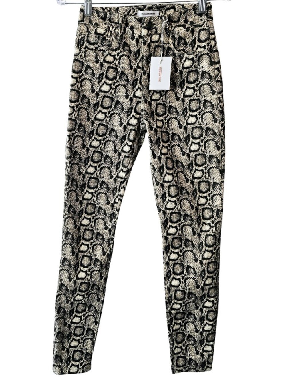 😍 NWT 😍 Good American Good Legs Snake Jeans, Size 2 - Picture 7 of 8